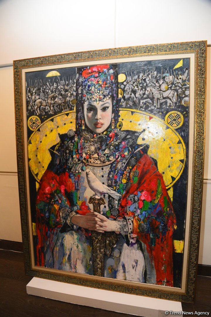 В Центре Гейдара Алиева состоялось торжественное открытие выставки "Томирис" мастеров тюркского мира (ФОТО)