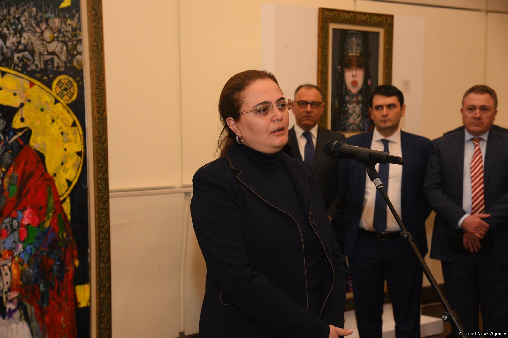 В Центре Гейдара Алиева состоялось торжественное открытие выставки "Томирис" мастеров тюркского мира (ФОТО)