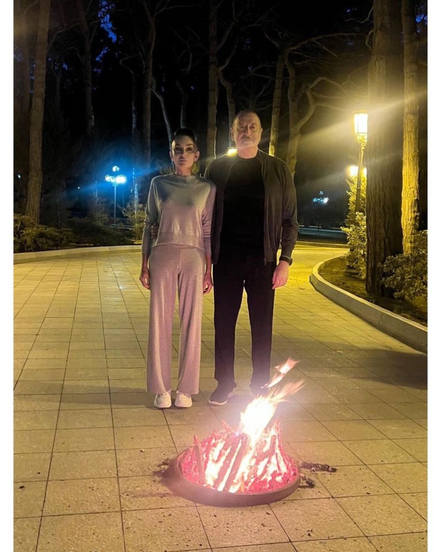 Первый вице-президент Мехрибан Алиева поделилась публикацией в связи с «Од чершенбеси» (ФОТО/ВИДЕО)