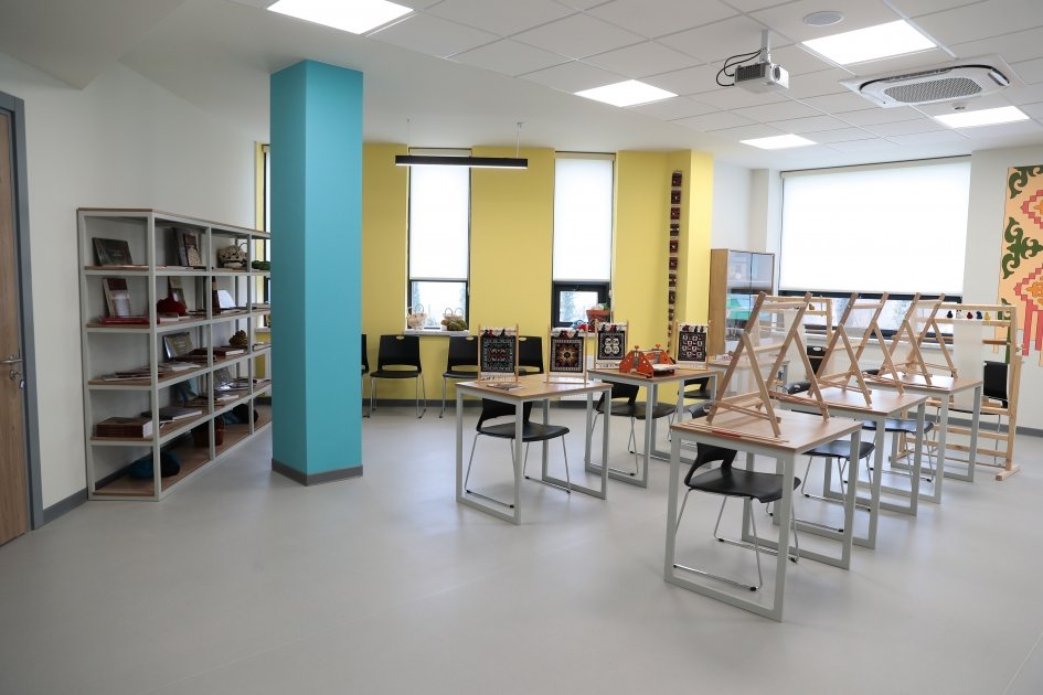 Президент Ильхам Алиев и Президент Касым-Жомарт Токаев приняли участие в церемонии открытия Центра детского творчества имени Курмангазы в Физули (ФОТО/ВИДЕО)