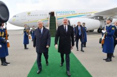 Находящийся с государственным визитом в Азербайджане Президент Казахстана прибыл в Физулинский район (ВИДЕО/ФОТО)