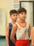 В Баку проходят соревнования чемпионата Азербайджана по прыжкам на акробатической дорожке (ФОТО)