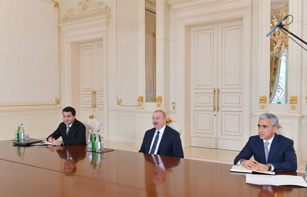 Президент Ильхам Алиев принял специального представителя правительства Китая по европейским вопросам (ФОТО/ВИДЕО)
