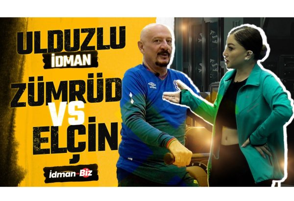 Эльчин Иманов на суше и в воде... - "Ulduzlu İdman" (ВИДЕО)