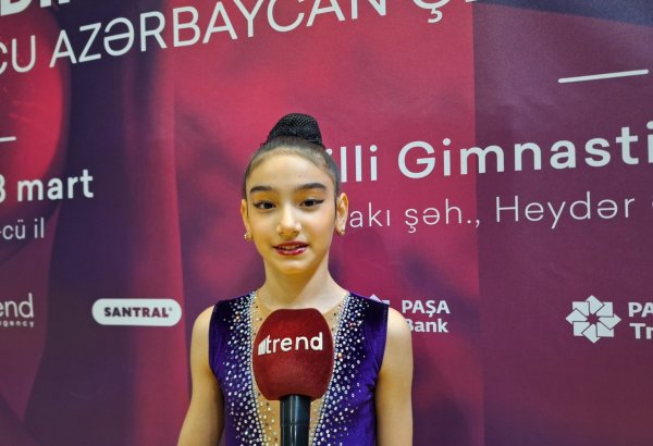 Хорошо выступила на чемпионате Азербайджана по художественной гимнастике – юная спортсменка