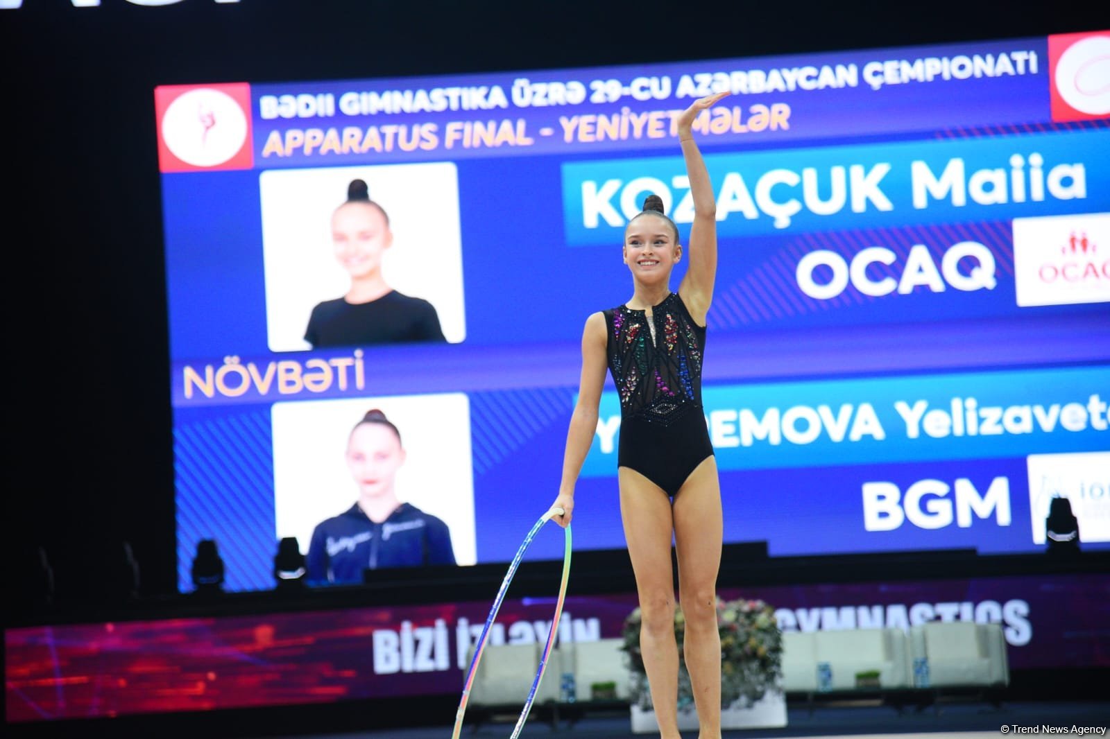 В Баку проходит заключительный день соревнований 29-го чемпионата Азербайджана по художественной гимнастике (ФОТО)