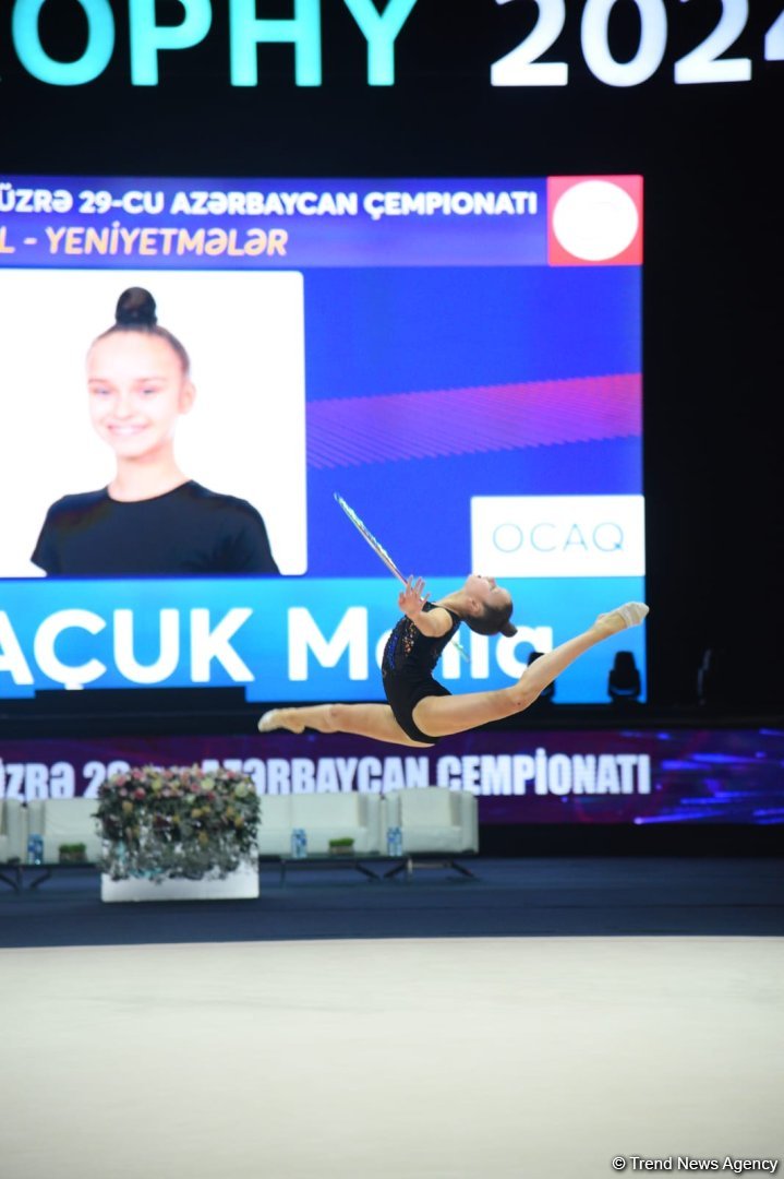 В Баку проходит заключительный день соревнований 29-го чемпионата Азербайджана по художественной гимнастике (ФОТО)