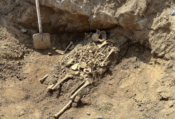 В Агдаме обнаружены фрагменты человеческого скелета