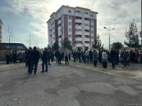 Состоялась церемония прощания с лицами, останки которых были обнаружены в Ходжалы (ФОТО)