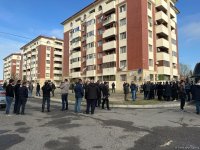 Состоялась церемония прощания с лицами, останки которых были обнаружены в Ходжалы (ФОТО)