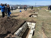 В Ходжалы захоронены останки жертв Ходжалинского геноцида (ФОТО/ВИДЕО)