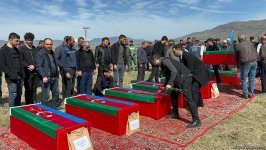 В Ходжалы захоронены останки жертв Ходжалинского геноцида (ФОТО/ВИДЕО)