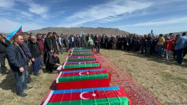 В Ходжалы захоронены останки жертв Ходжалинского геноцида (ФОТО/ВИДЕО)