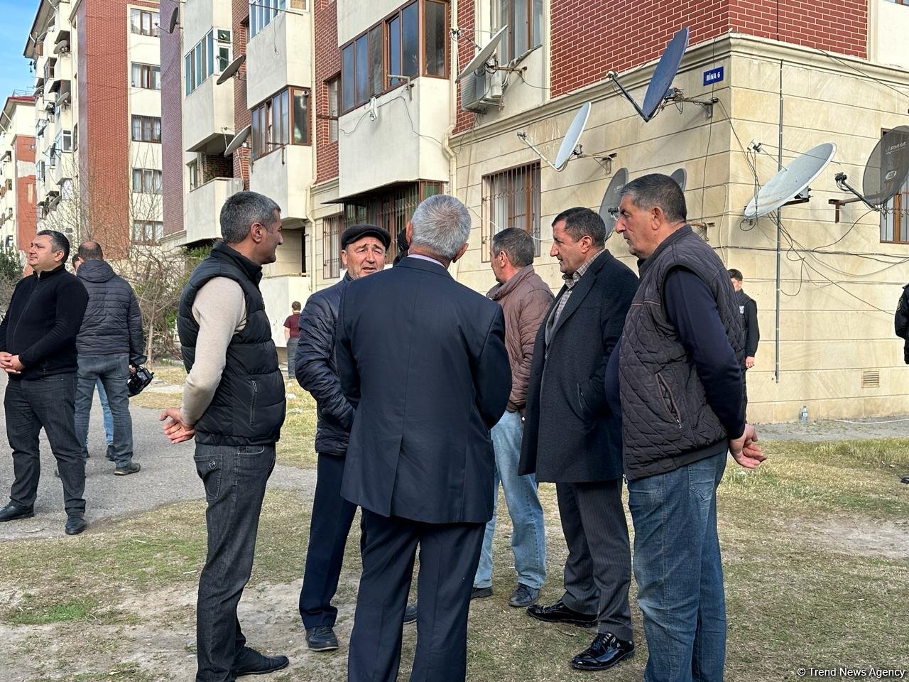 Состоялась церемония прощания с лицами, останки которых были обнаружены в Ходжалы (ФОТО)