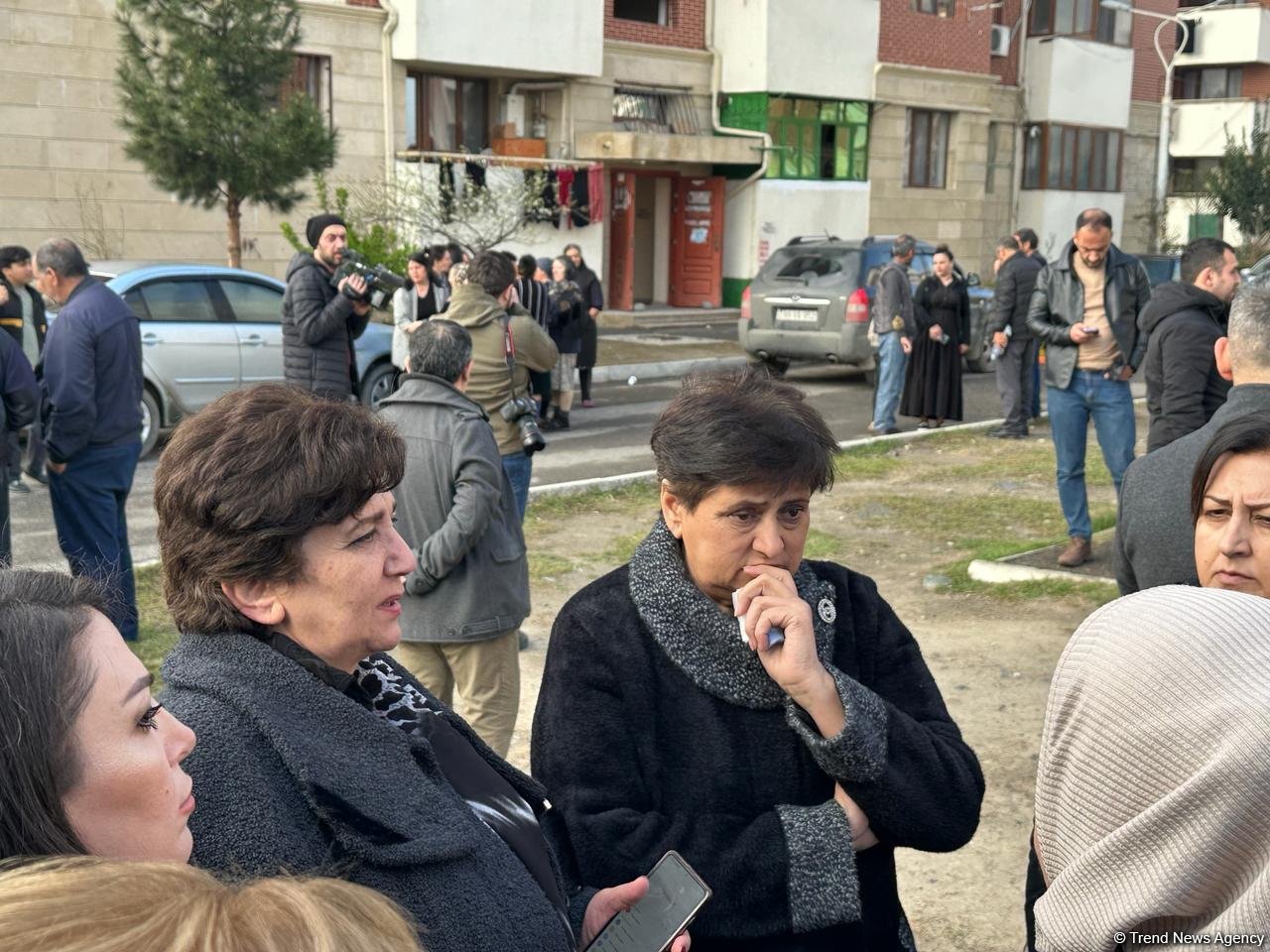 Состоялась церемония прощания с лицами, останки которых были обнаружены в Ходжалы (ФОТО)