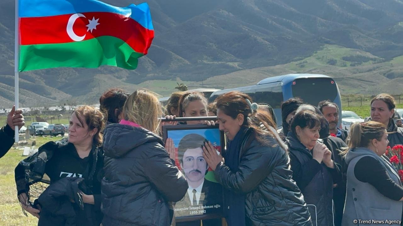 В Ходжалы захоронены останки жертв Ходжалинского геноцида (ФОТО/ВИДЕО)