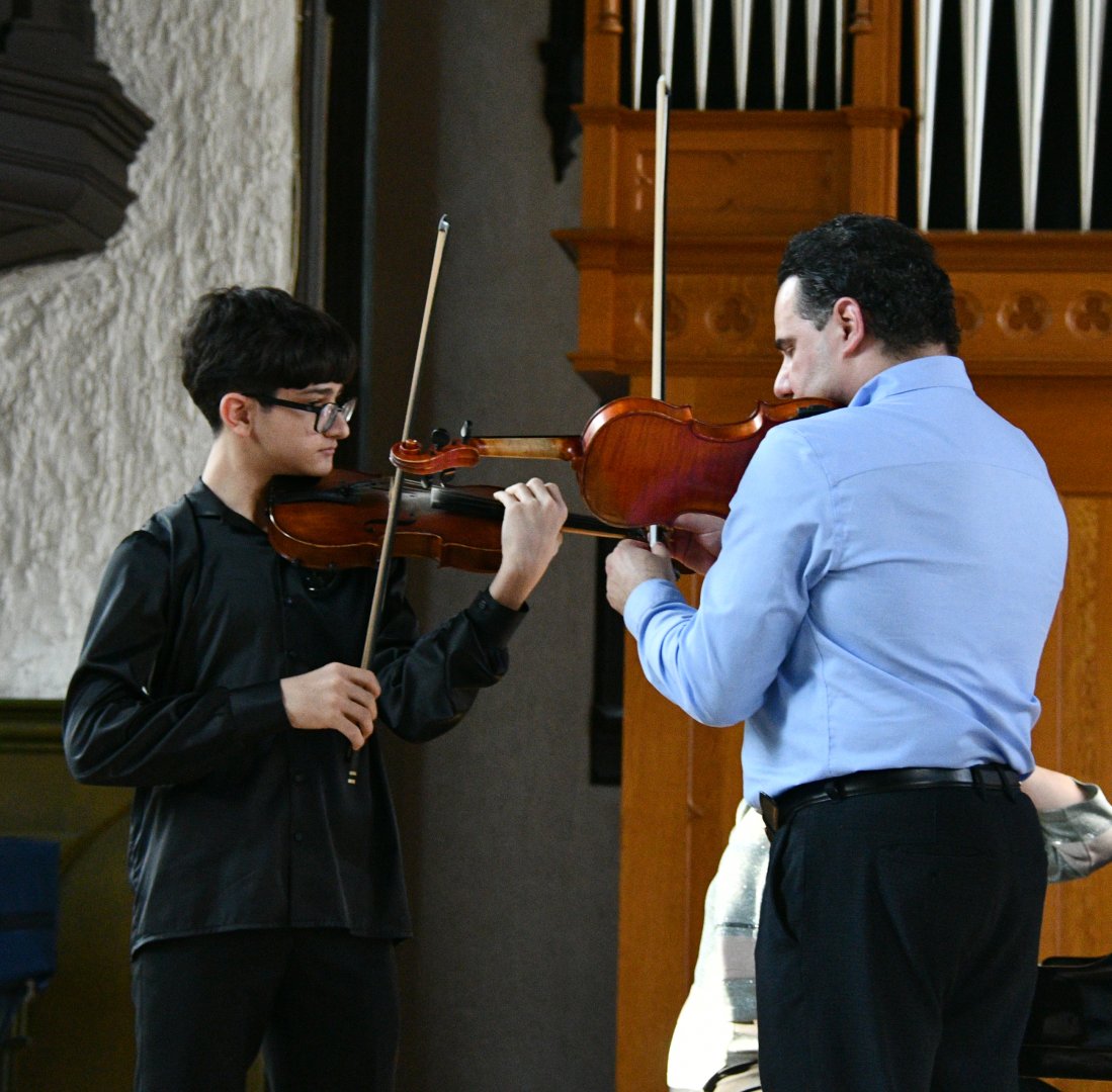 Известный музыкант из Германии провел в Баку мастер-класс (ФОТО)