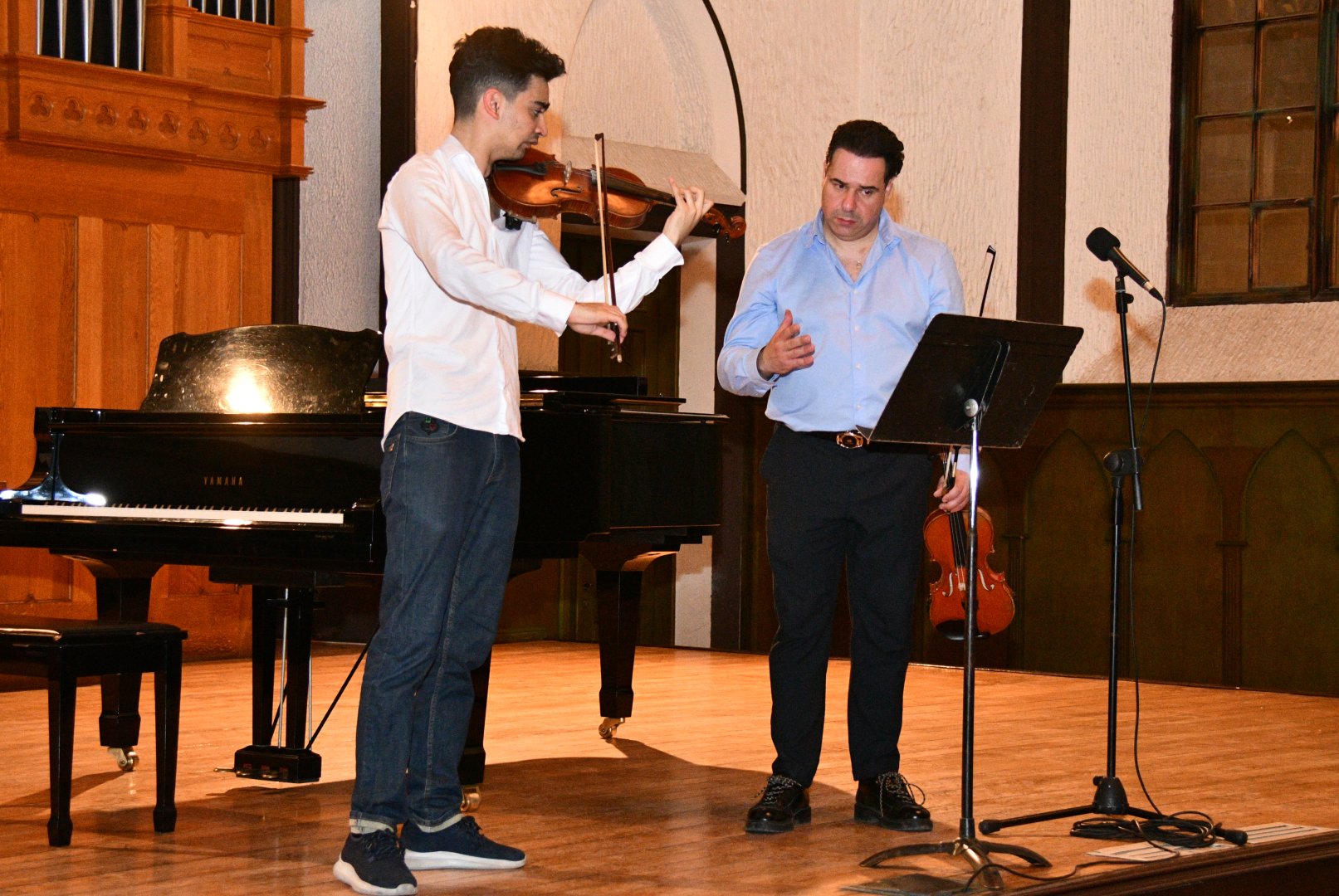 Известный музыкант из Германии провел в Баку мастер-класс (ФОТО)