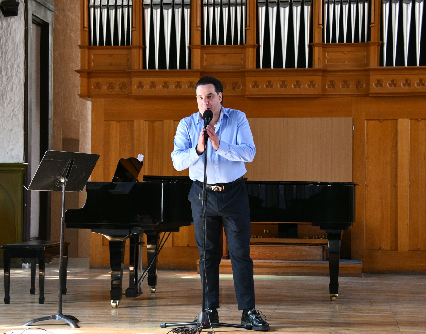 Известный музыкант из Германии провел в Баку мастер-класс (ФОТО)