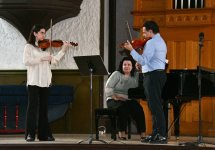 Известный музыкант из Германии провел в Баку мастер-класс (ФОТО)