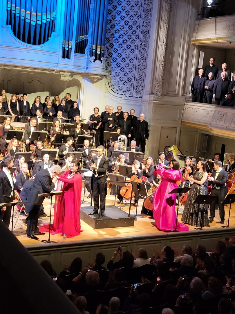 Эльмина Гасанова дебютировала во Франции в спектакле с великим Пласидо Доминго - Набукко и Фенена  (ФОТО)