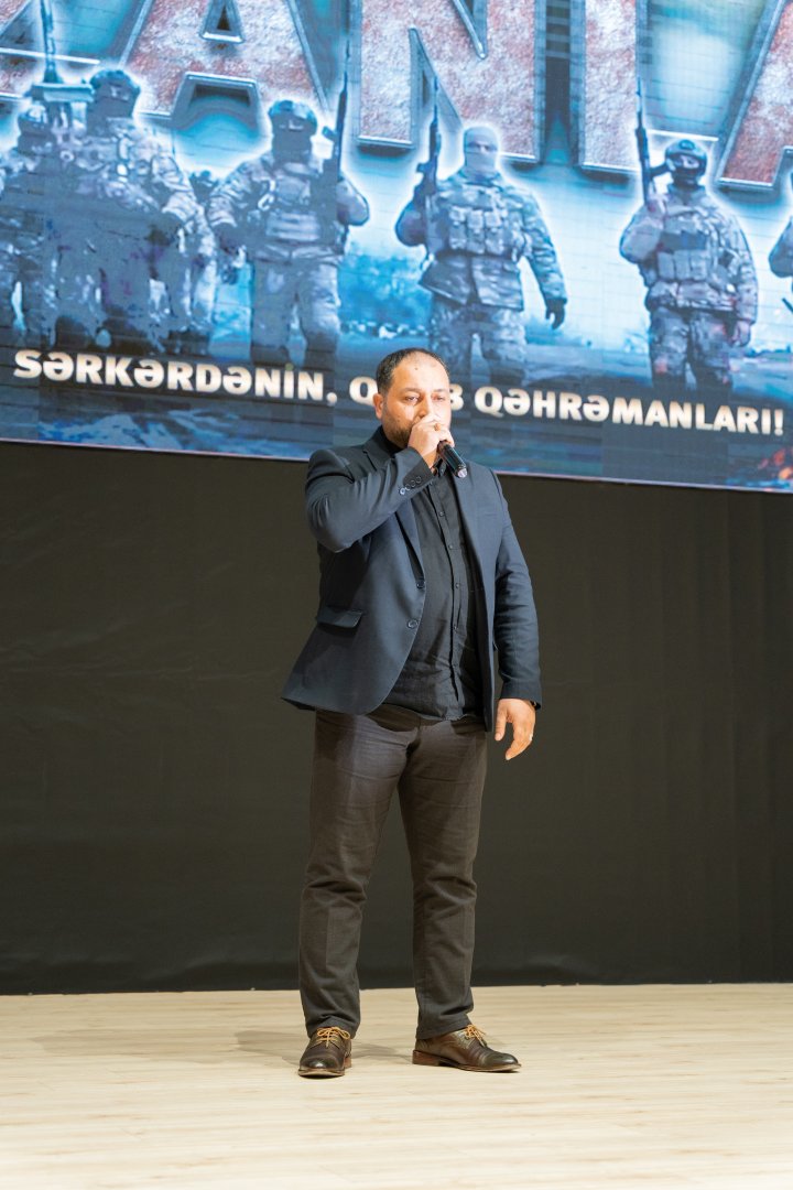 В Баку прошел вечер "Творящие историю" и представлены фильмы в честь  славных Апрельских боев (ФОТО)