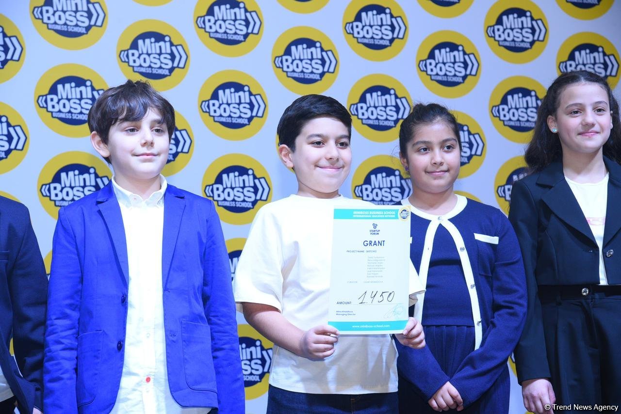 Креативные идеи юных предпринимателей - состоялся стартап-форум, организованный MiniBoss Business School Baku (ФОТО)