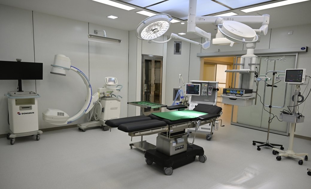 Президент Ильхам Алиев принял участие в открытии Габалинской центральной районной больницы (ФОТО)