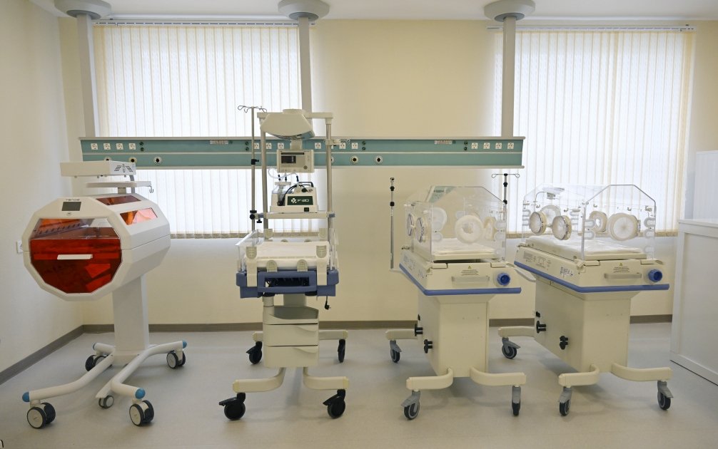 Президент Ильхам Алиев принял участие в открытии Габалинской центральной районной больницы (ФОТО)