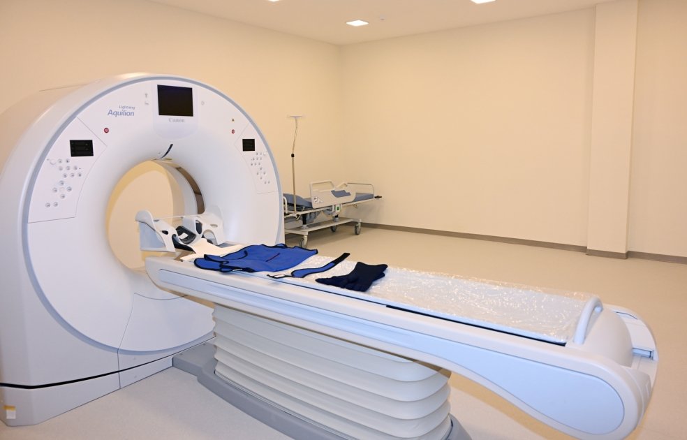 Президент Ильхам Алиев принял участие в открытии Габалинской центральной районной больницы (ФОТО)