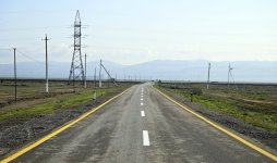 Президент Ильхам Алиев принял участие в открытии автомобильной дороги в Гаджигабульском районе (ВИДЕО/ФОТО)