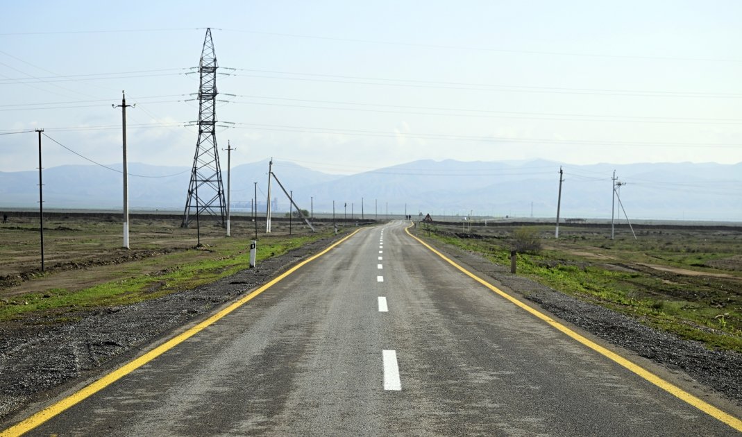 Президент Ильхам Алиев принял участие в открытии автомобильной дороги в Гаджигабульском районе (ВИДЕО/ФОТО)