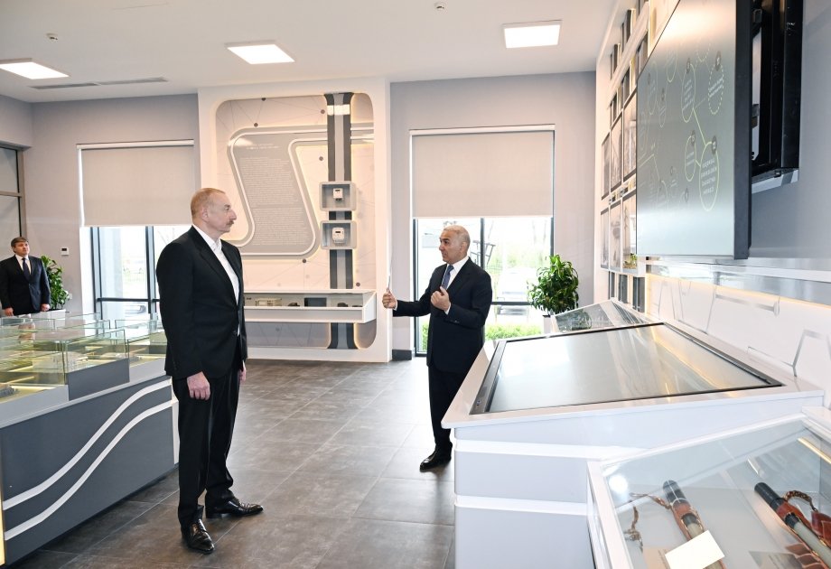 Президент Ильхам Алиев принял участие в открытии электроподстанции «Гаджиалылы» и Регионального учебного центра в Габалинском районе (ФОТО)