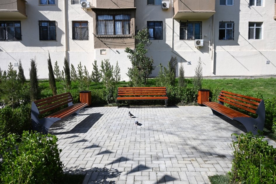 В Баку с участием вице-президента Фонда Гейдара Алиева Лейлы Алиевой в распоряжение жителей переданы очередные благоустроенные дворы (ФОТО)