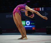 В Баку стартовал первый день соревнований Кубка мира по художественной гимнастике (ФОТО)