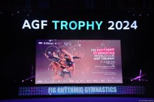 В Баку стартовал первый день соревнований Кубка мира по художественной гимнастике (ФОТО)