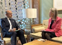 Шахбазов и Уорлик обсудили "Дорожную карту по энергоэффективности" и сотрудничество по COP29 (ФОТО)