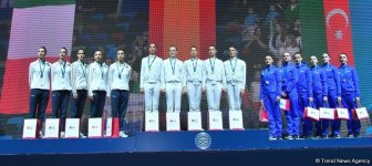 В Баку состоялась церемония награждения победителей Кубка мира по художественной гимнастике (ФОТО)