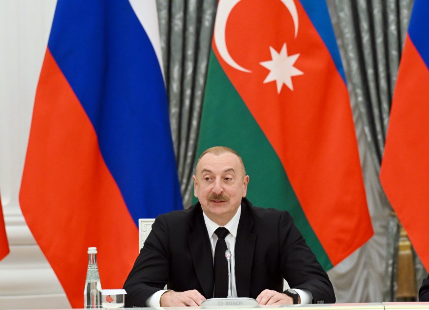 Состоялась совместная встреча президентов Азербайджана и России с ветеранами и работниками железнодорожной отрасли по случаю 50-летия Байкало-Амурской магистрали (ФОТО/ВИДЕО)