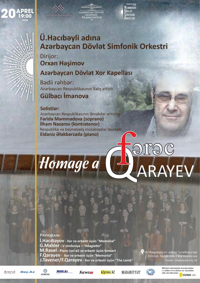Портрет Фараджа Караева в музыке (ФОТО)
