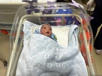 Первого ребенка, родившегося в Ханкенди, назвали в честь Верховного главнокомандующего (ФОТО/ВИДЕО)