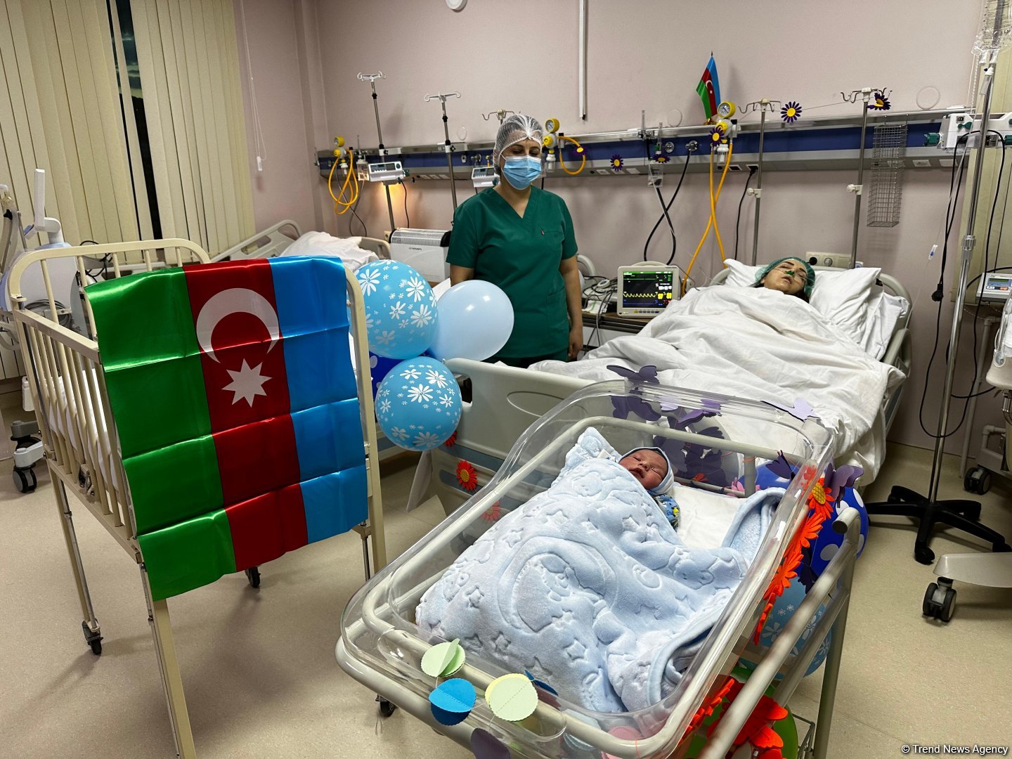 Первого ребенка, родившегося в Ханкенди, назвали в честь Верховного главнокомандующего (ФОТО/ВИДЕО)