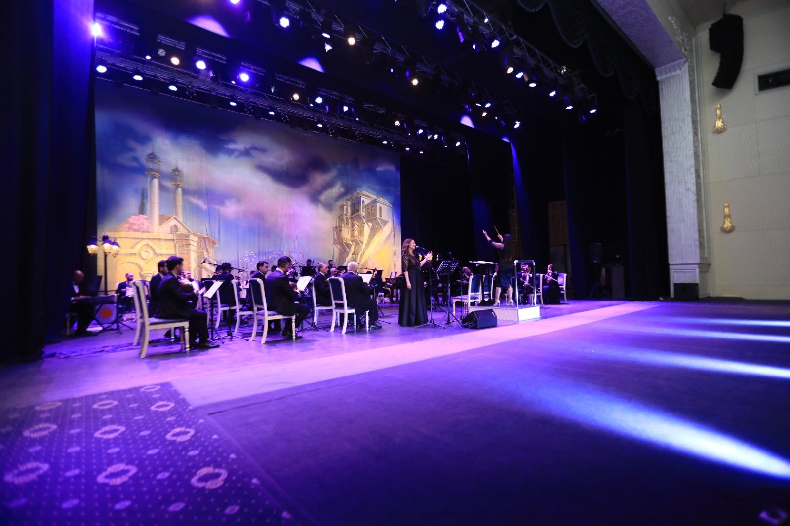 В Гяндже состоялся торжественный вечер закрытия проекта "Культурное достояние народа", посвященный 100-летию Сулеймана Алескерова (ФОТО)