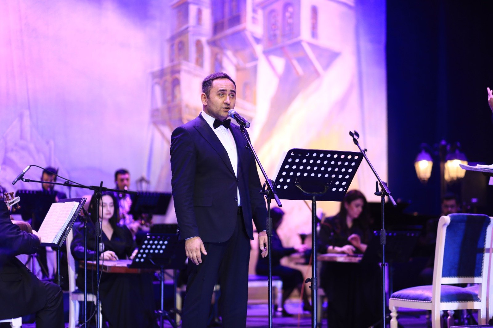 В Гяндже состоялся торжественный вечер закрытия проекта "Культурное достояние народа", посвященный 100-летию Сулеймана Алескерова (ФОТО)