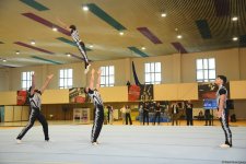 Стартовали соревнования 29-го первенства Азербайджана и чемпионата Баку по акробатической гимнастике (ФОТО)