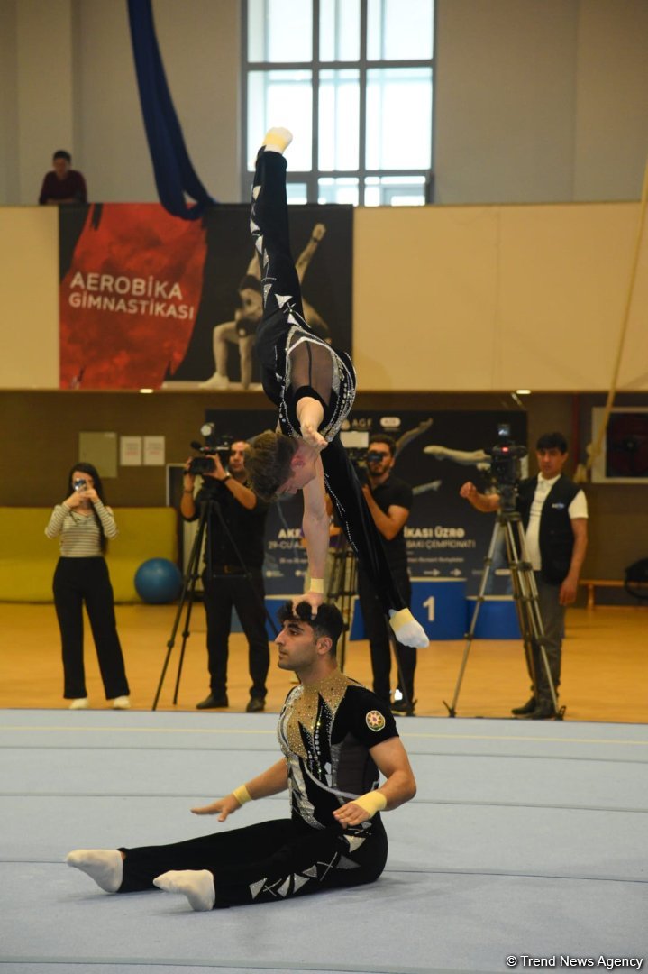 Стартовали соревнования 29-го первенства Азербайджана и чемпионата Баку по акробатической гимнастике (ФОТО)