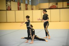 Проходит заключительный день соревнований первенства Азербайджана и чемпионата Баку по акробатической гимнастике (ФОТО)