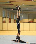 Проходит заключительный день соревнований первенства Азербайджана и чемпионата Баку по акробатической гимнастике (ФОТО)