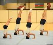 Проходит заключительный день соревнований первенства Азербайджана и чемпионата Баку по акробатической гимнастике (ФОТО)