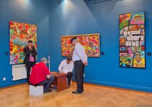 Игра в нарды, "палатка тою" и мейхана… - как удивляет художник Пярвиз Абасов (ФОТО)